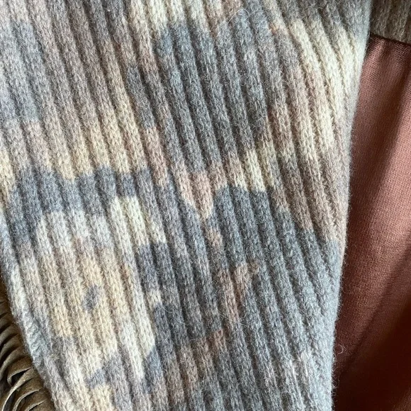 Vintage 1980s Nelly Anne Wool Coat with Fringe - Picture 6 of 6